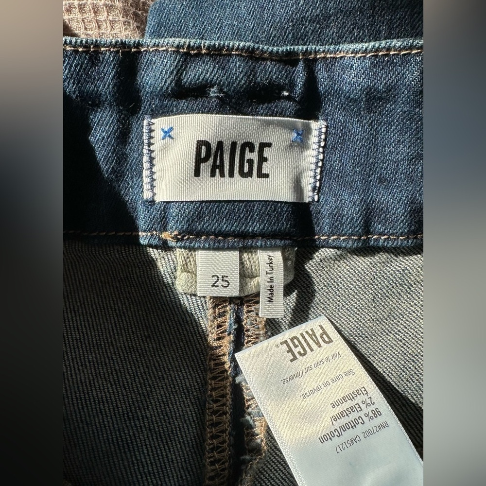 NWOT PAIGE Dion Cargo Trouser Flare Jeans 25 - Picture 10 of 12